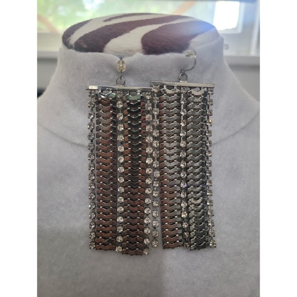 Jewelry - Drop Earring Rhinestones Fashion Tassel Mixed Style Women Silver Wedding Party